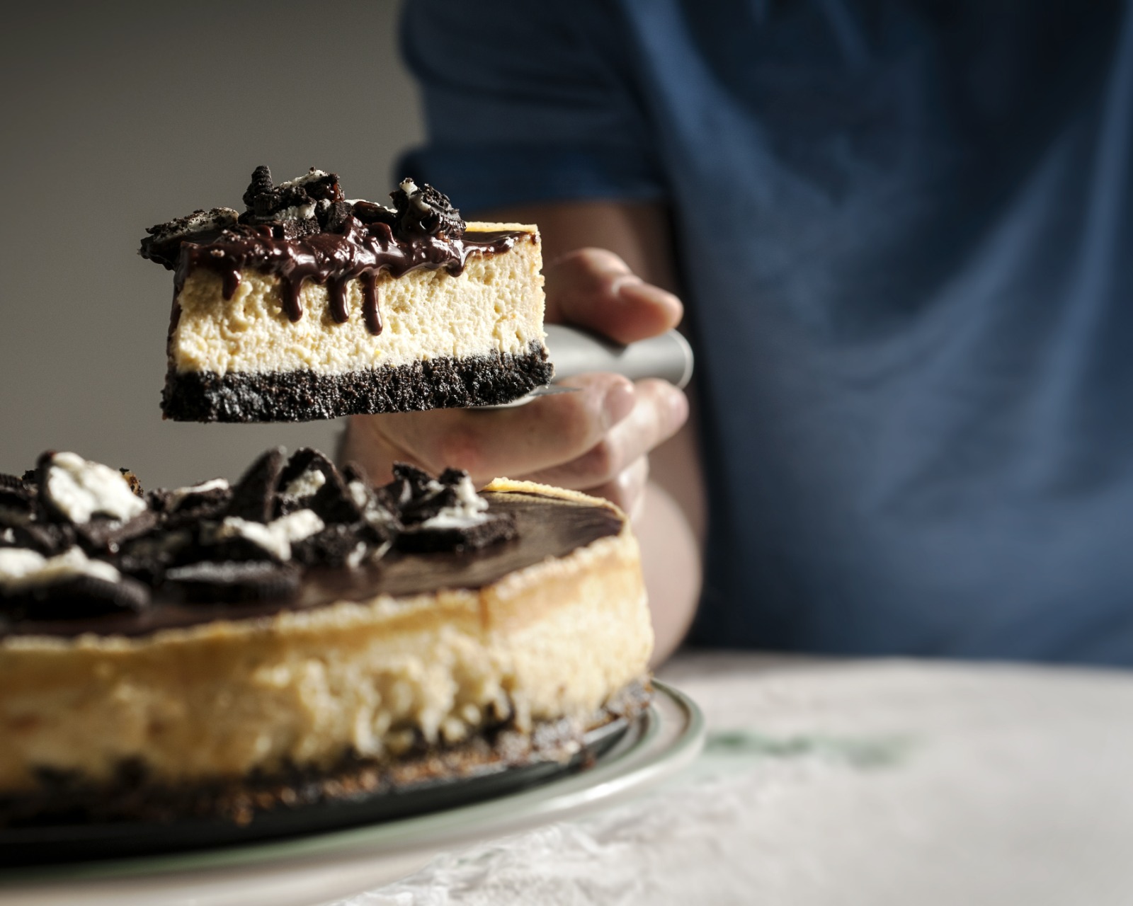 Cheesecake de cookies and cream