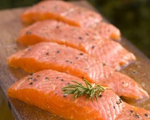 Filetes de salmón con hinojo