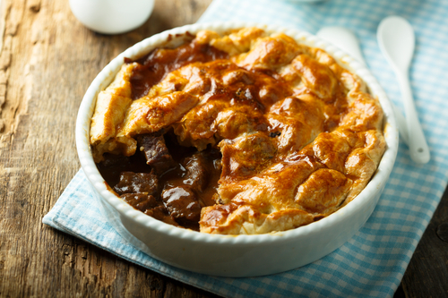 Pastel de asado de tira