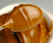 Postre: dulce de leche y crema